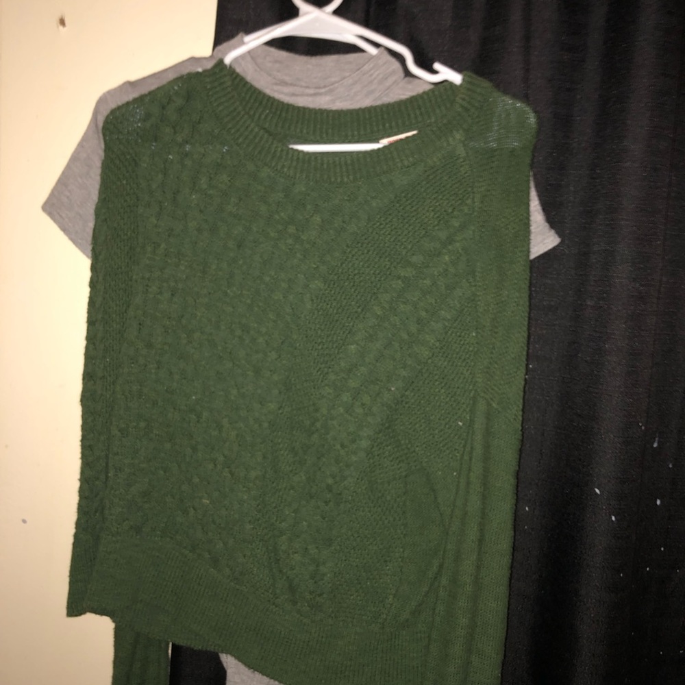 Green sweater